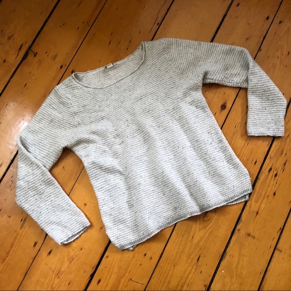 J. Crew chevron stitch boatneck sweater XL - Picture 4 of 8